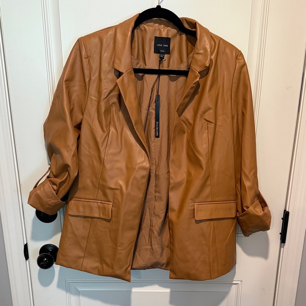 Love Tree Women's Brown Blazer